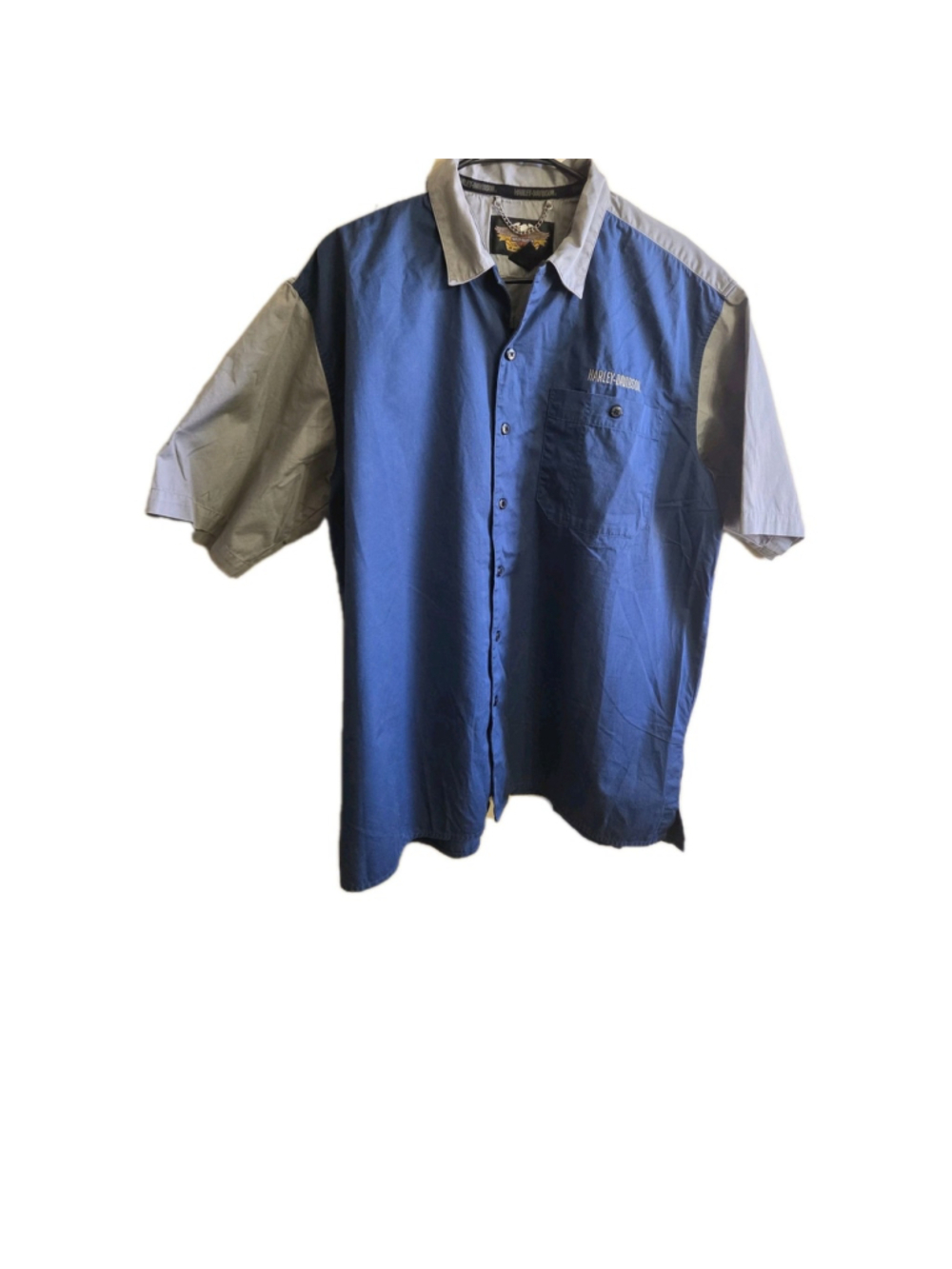 Harley Davidson Shirt Button Up Size XL B-80